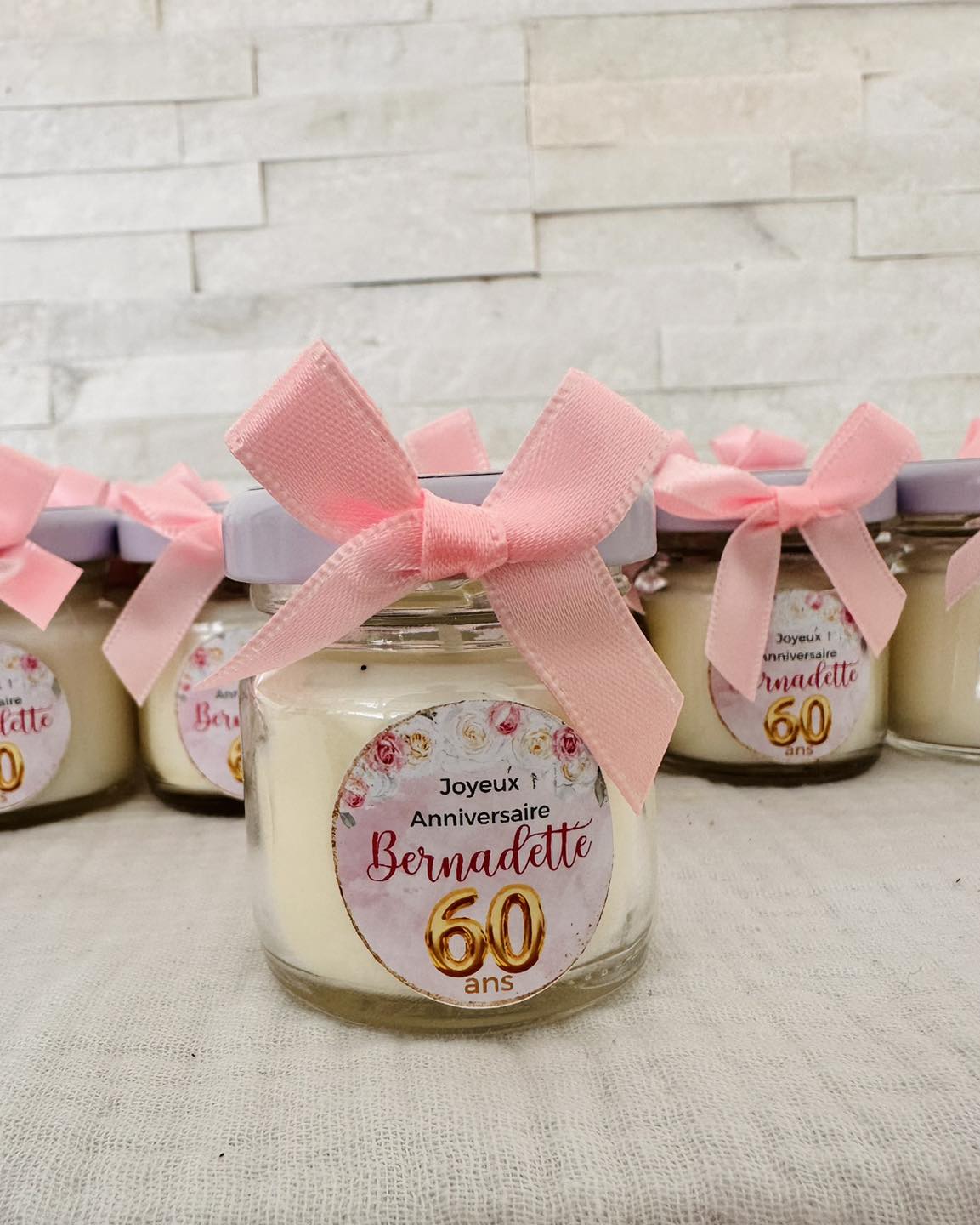 Bougie bocal parfumée