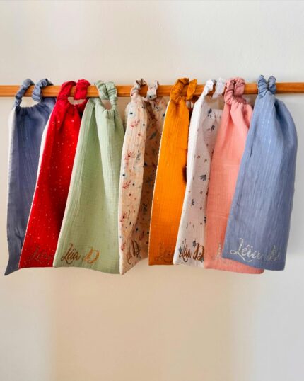 Bavoir gaze de coton